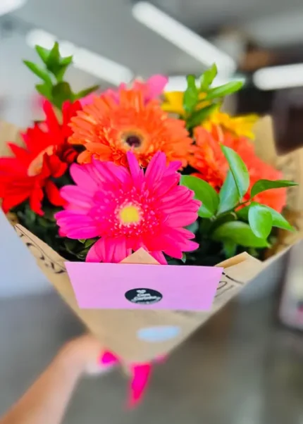 Buque de gerberas